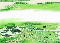 乡村四月的背景
